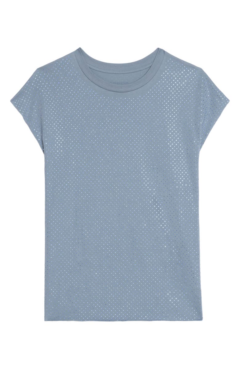 Zadig & Voltaire Cloe Strass Crystal Embellished Dolman Sleeve Top, Alternate, color, Sixtine