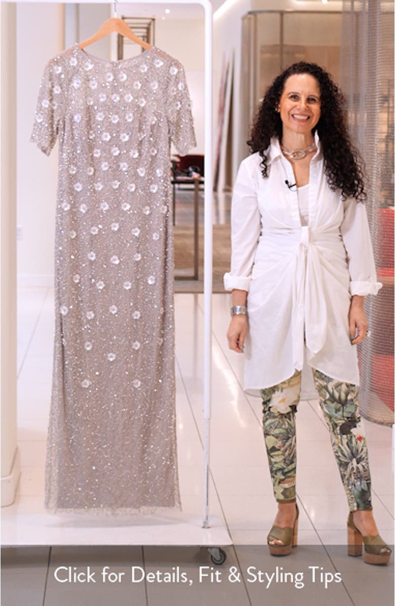 Beaded Evening Gown, sales video thumbnail