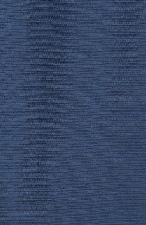 Travismathew Personal Preference Stripe Short Sleeve Cotton Button-up Shirt