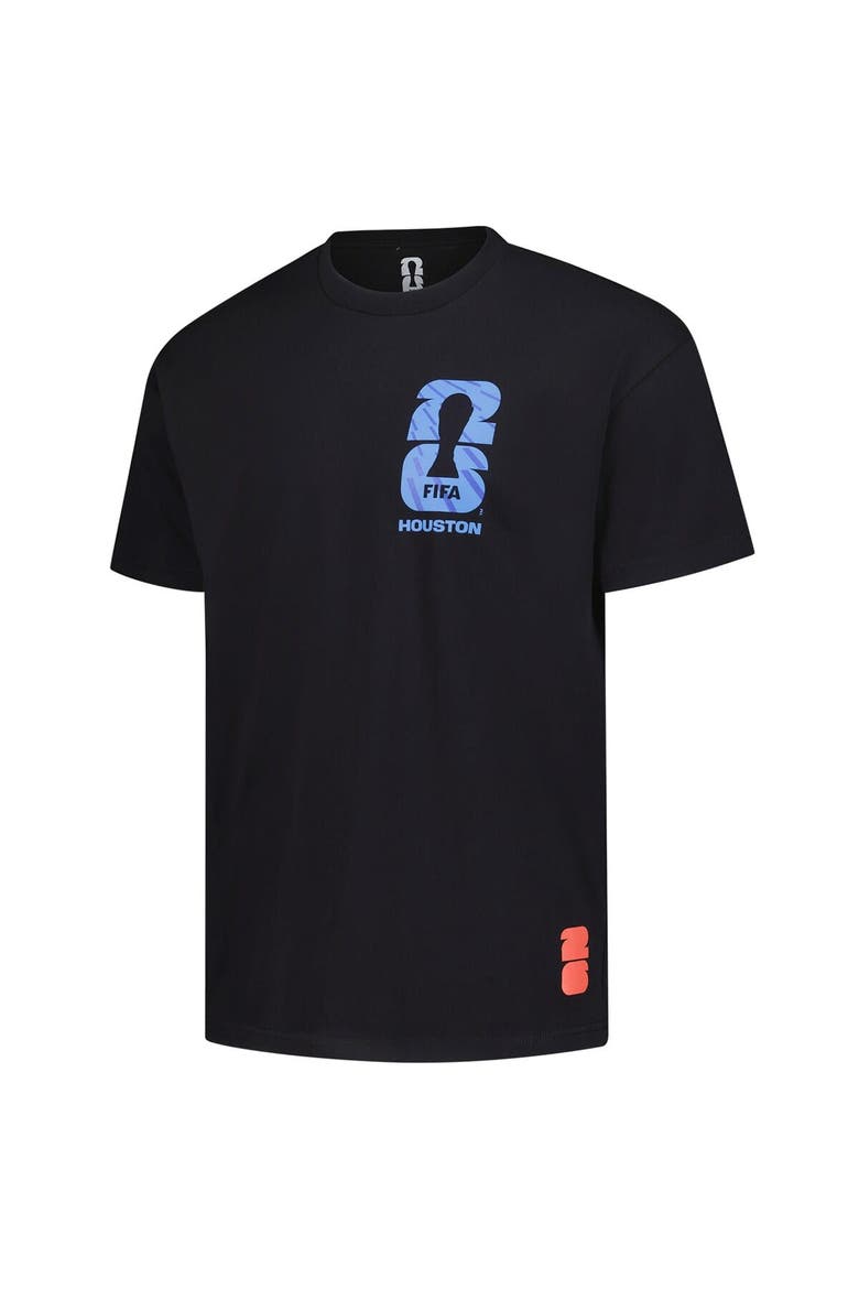 Men's Outerstuff  Black 2026 FIFA World Cup Houston Host City Local Oversized T-Shirt, Alternate, color, Black