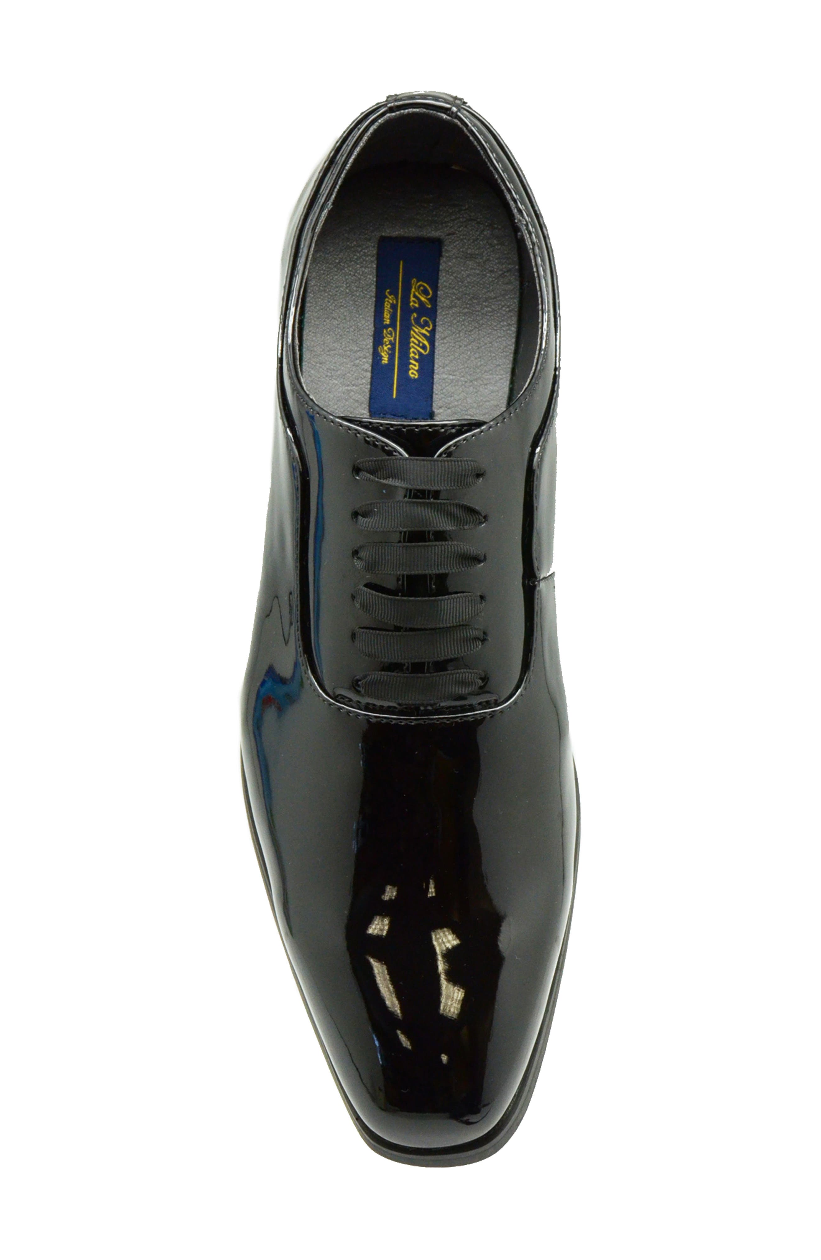La Milano Bennet Patent Oxford, Alternate, color, Black