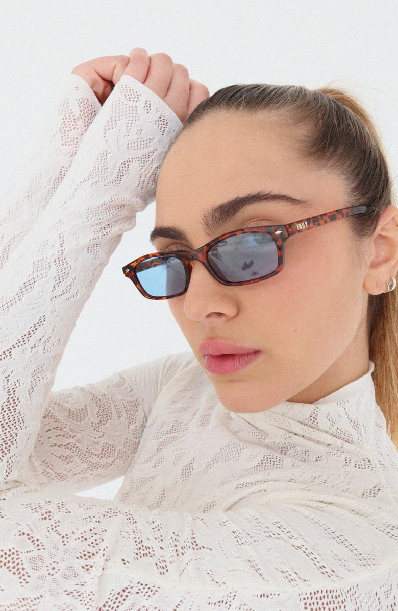 INDY Joey Square Polarized Sunglasses, Alternate, color, Blue