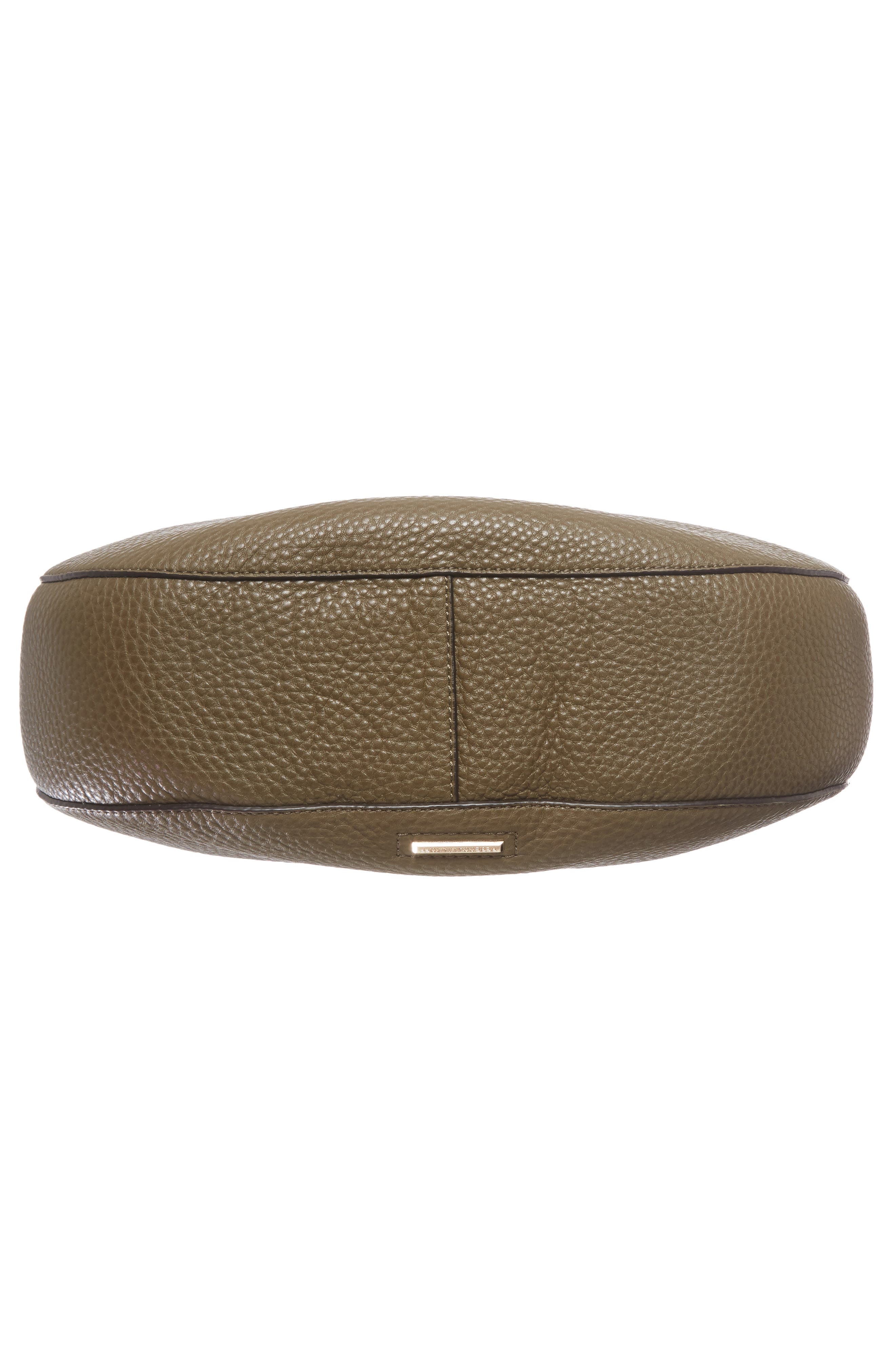 Unlined Convertible Leather Hobo (Nordstrom Exclusive), Alternate, color, MOSS/ LIGHT GOLD HARDWARE