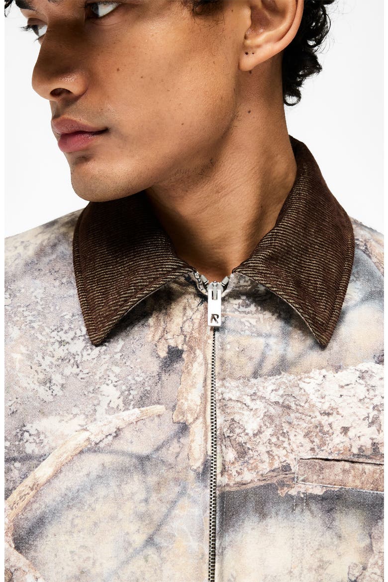 x Realtree Camo Print Trucker Jacket, Alternate, color, CAMO