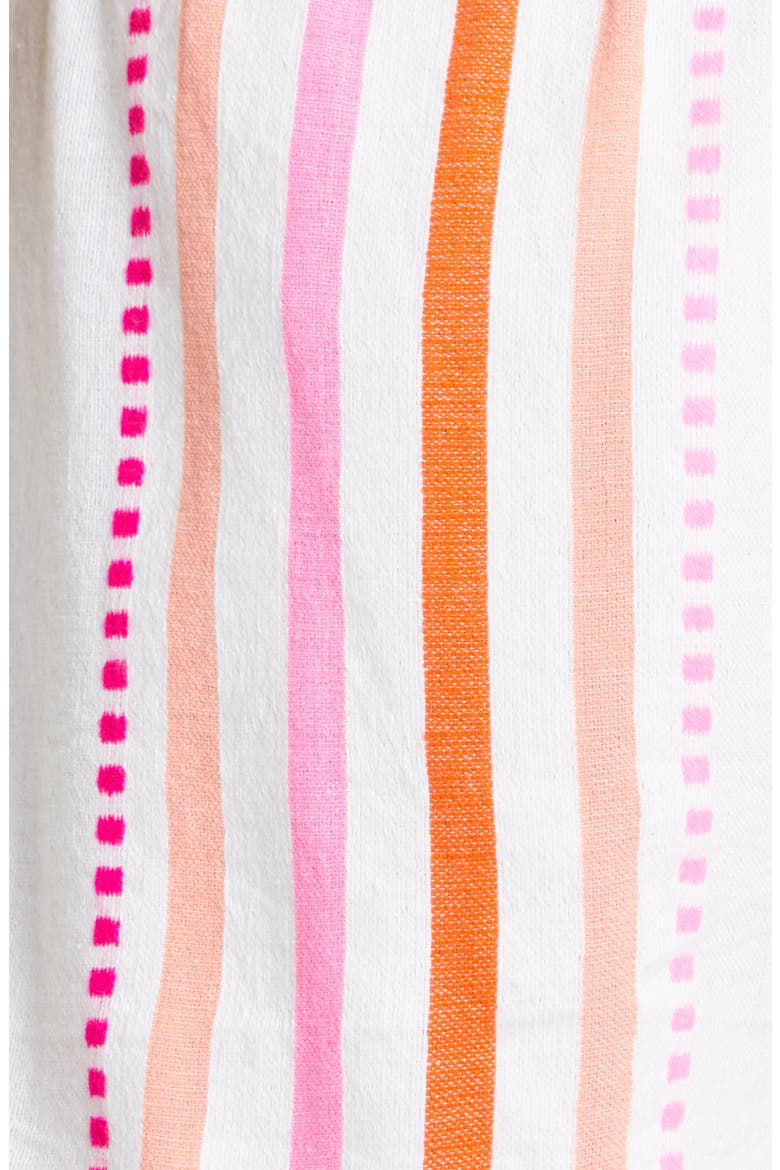 Eshe Stripe Cotton Blend Shorts, Alternate, color, PINK