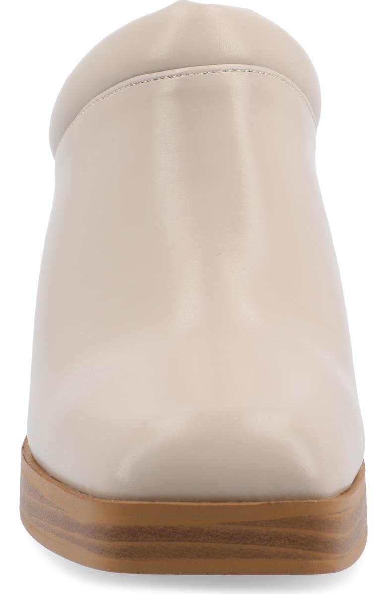 Journee Collection Izara Platform Mule, Alternate, color, Stone