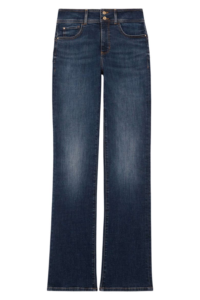 Shape Up Straight Leg Jeans, Alternate, color, BLUE