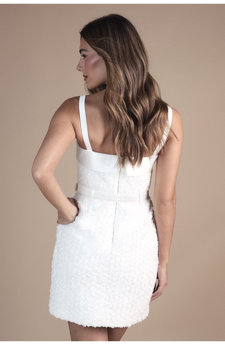 Coast Strappy Embellished Mini Dress, Alternate, color, Ivory