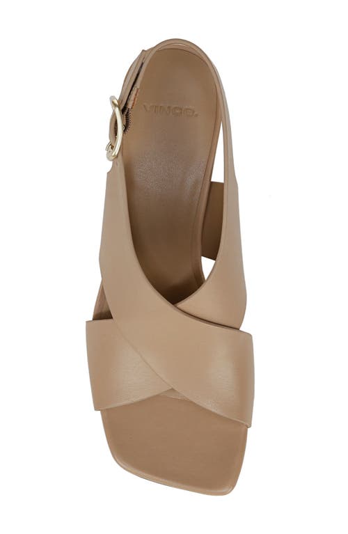 Vince Omega Slingback Sandal In Dune