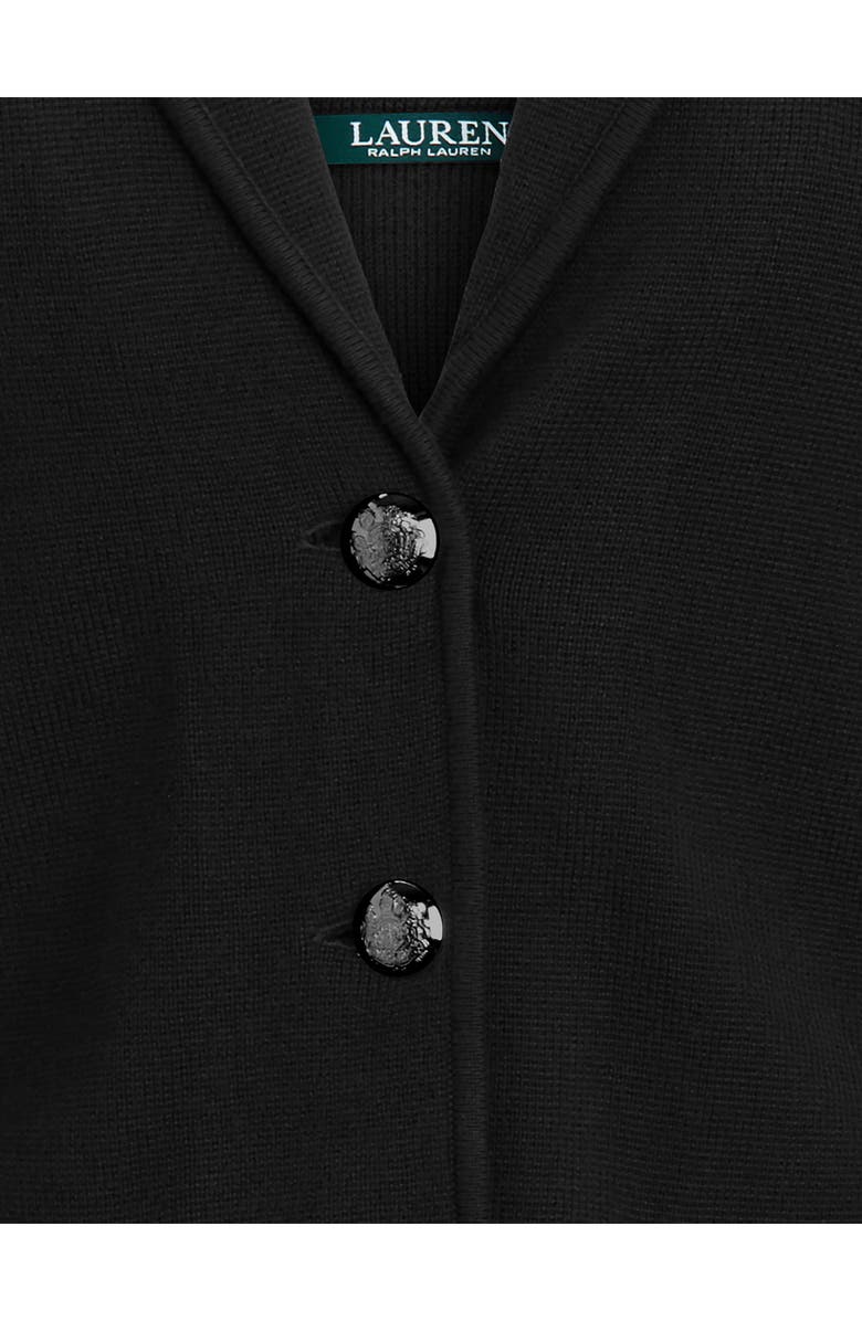 Lauren Ralph Lauren Combed Cotton Blend Blazer, Alternate, color, Polo Black