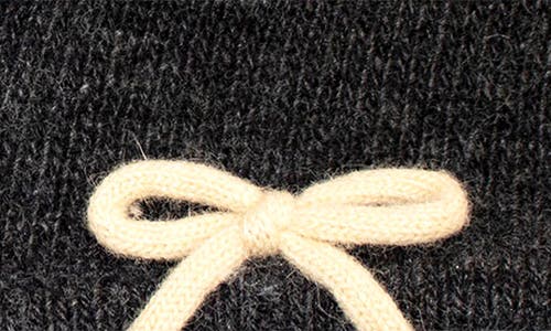 Portolano Bow Beanie In Black