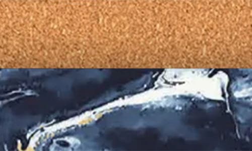 Dainty Home Marble Print Set Of 8 Placemats In Blue