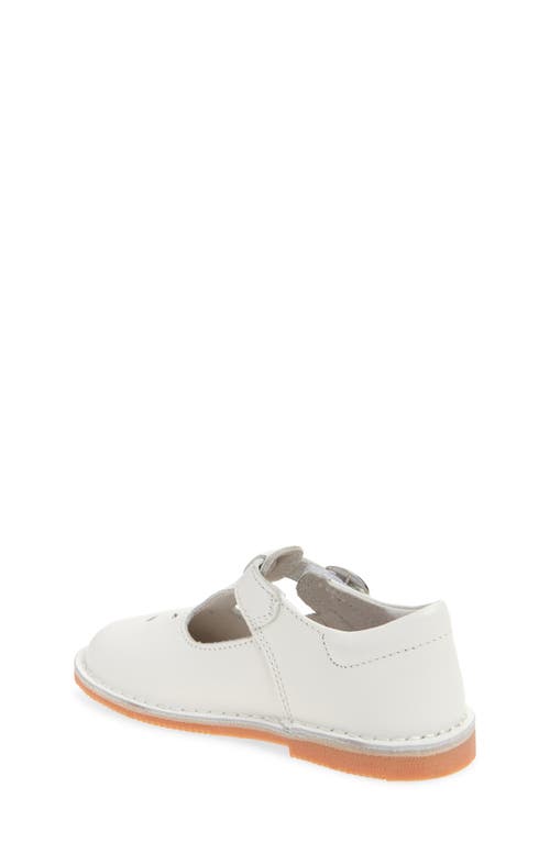 L'amour Joy Classic T-strap Shoe In White