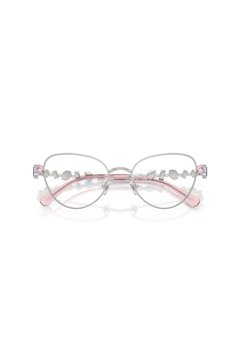 53mm Cat Eye optical glasses, Alternate, color, Silver