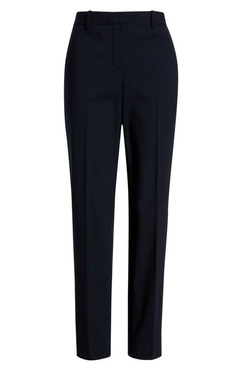 Treeca Slim Fit Stretch Wool Pants