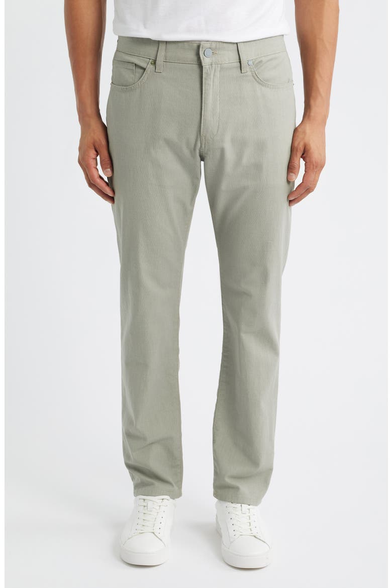 Delaware Slim Fit Five Pocket Pants, Main, color, MEDIUM GREEN