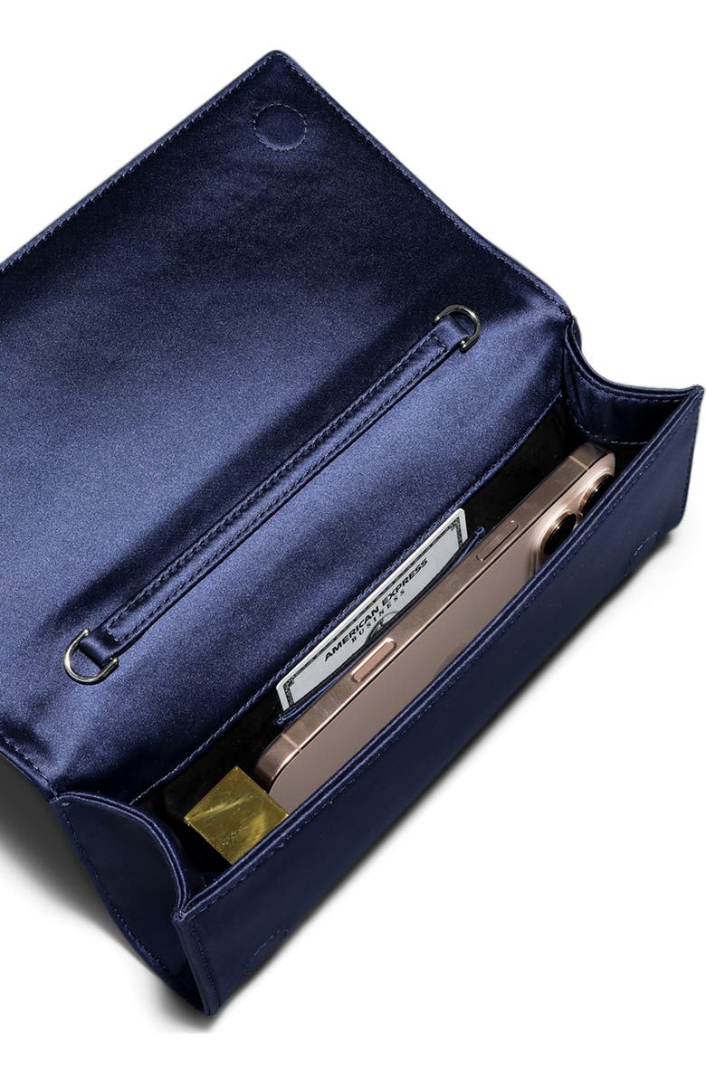 Alexis Bittar Crystal Curve Clutch, Alternate, color, Royal Navy