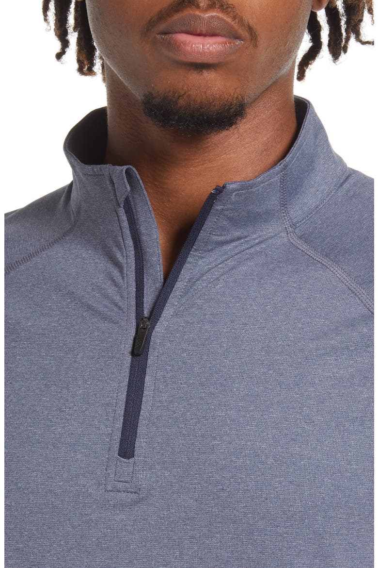 Workout Quarter Zip Sweatshirt, Alternate, color, NAVY