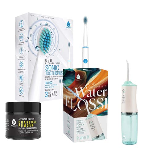 Water Flosser, Sonic Toothbrush & Charcoal Whitener