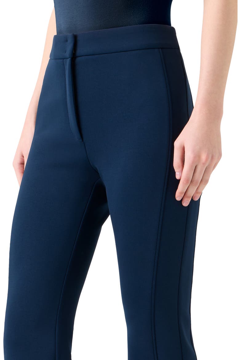 Faris Techno Neoprene Bootcut Pants, Alternate, color, DENIM BLUE