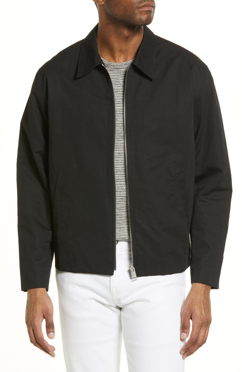 FRAME Cotton & Linen Jacket, Main, color, 