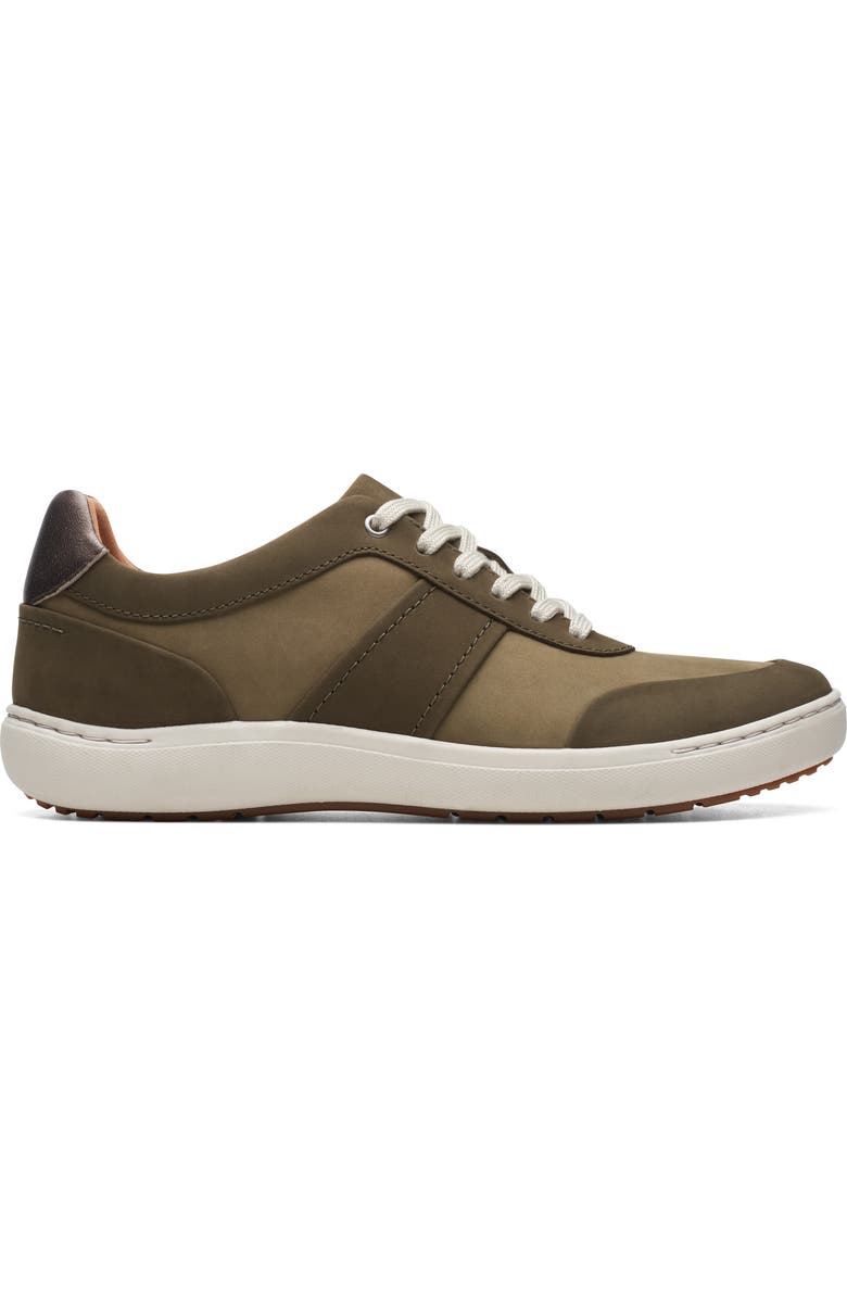 Clarks<sup>®</sup> Nalle Fern Sneaker, Alternate, color, Olive Combi
