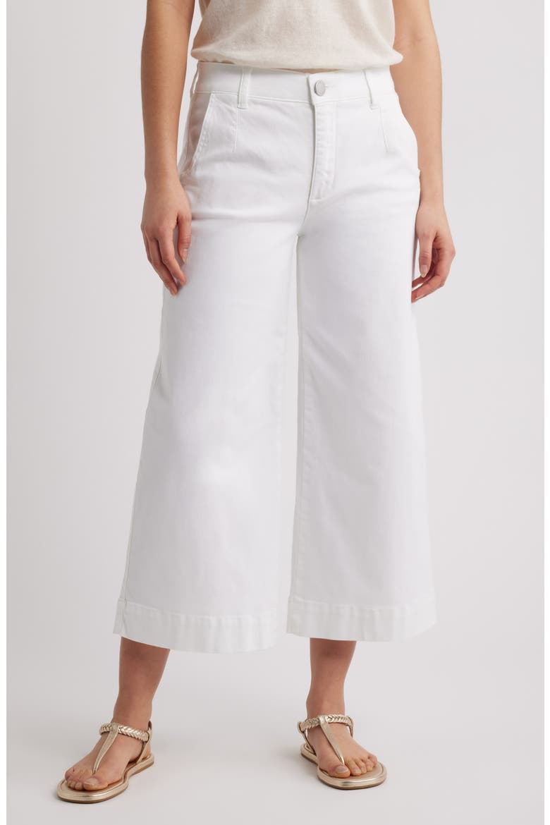 Whitney Skyrise Crop Wide Leg Jeans, Main, color, OPTIC WHITE