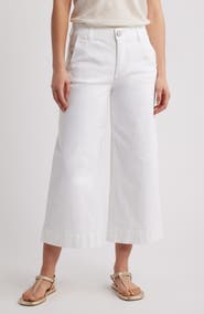 Wit & Wisdom Whitney Skyrise Crop Wide Leg Jeans