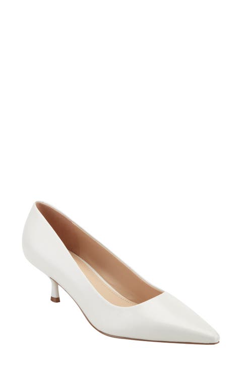 Calynna Pointed Toe Kitten Heel Pump (Women)