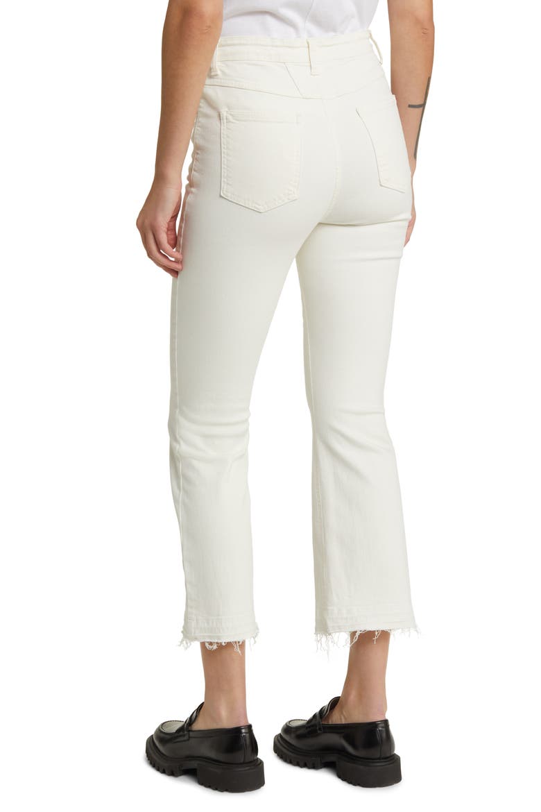 Hi-Sun Flare Crop Jeans, Alternate, color, IVORY