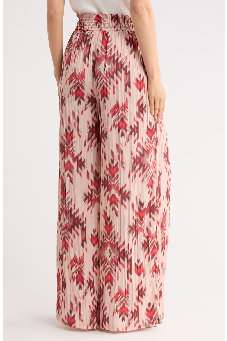 Lyra Smocked Waist Pants, Alternate, color, TAN MULTI GANADO PRINT