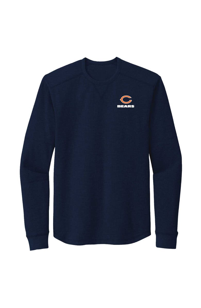 DUNBROOKE Men's Dunbrooke Navy Chicago Bears Cavalier Thermal Long Sleeve T-Shirt, Alternate, color, Navy