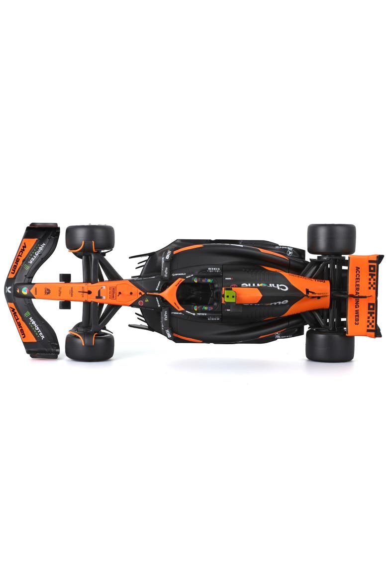 2024 McLaren MCL38 and Lando Norris Figure, Alternate, color, Multicolored