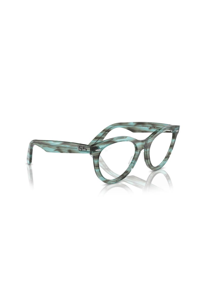 Ray-Ban 51mm Round optical glasses, Alternate, color, Green