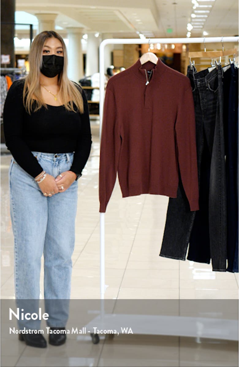 Hilles Quarter Zip Cashmere Sweater, sales video thumbnail