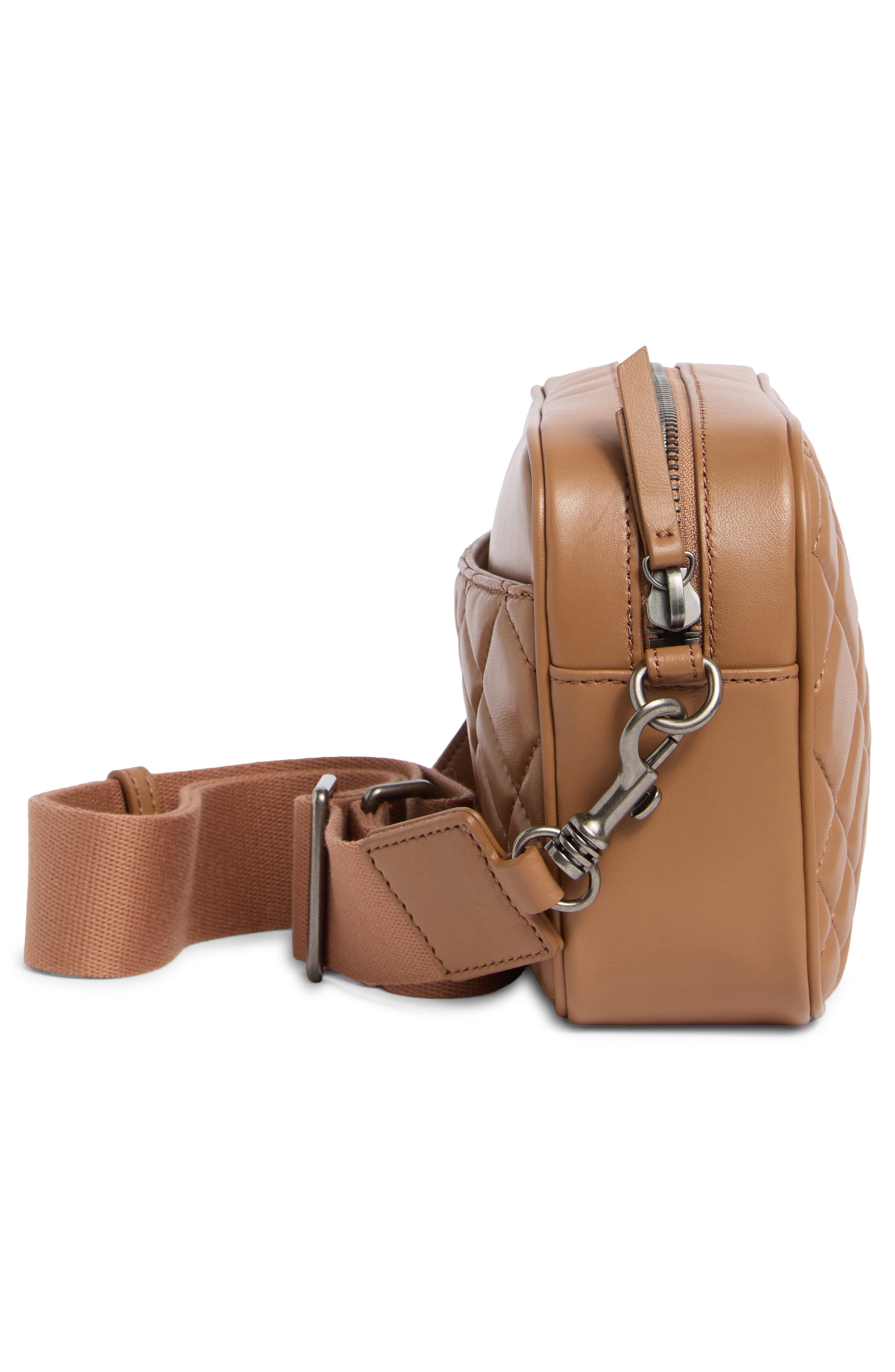 Kurt Geiger London Large Brixton Camera Crossbody Bag, Alternate, color, Light/Pastel Brown