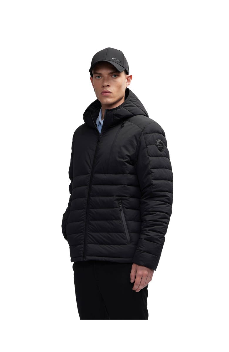 Pajar Henrik Channel Quilted Lightweight Stretch Puffer Jacket, Alternate, color, Black