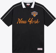 Mitchell & Ness Men's Mitchell & Ness Black New York Knicks Polo Jersey