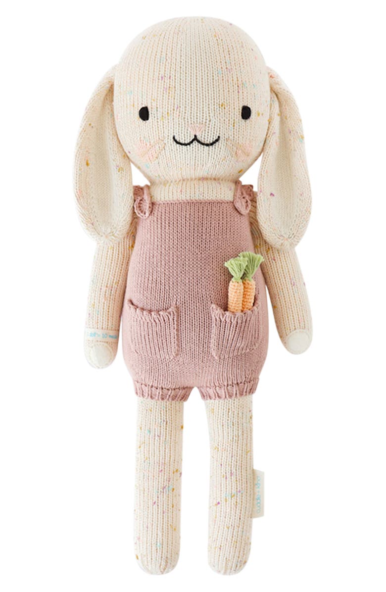 cuddle+kind Little Harper the Bunny Stuffed Animal, Main, color, Pink