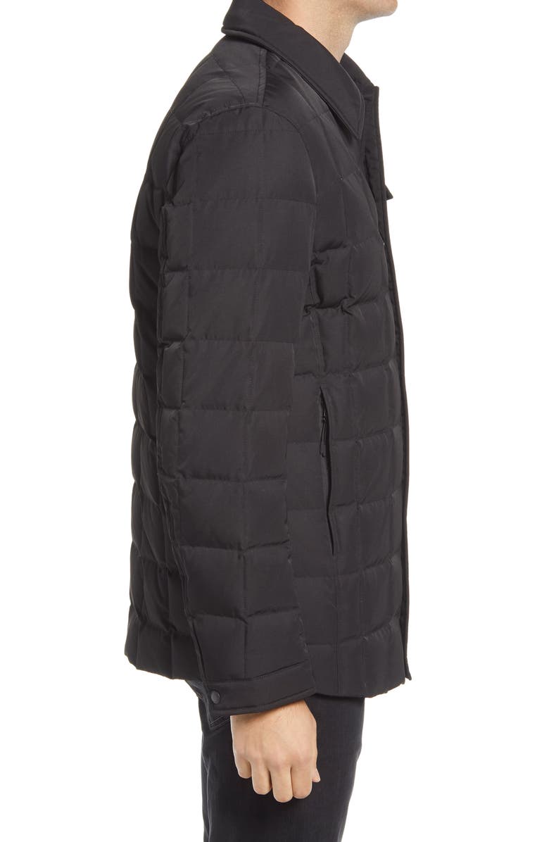 Cole Haan Box Quilted Shirt Jacket, Alternate, color, 