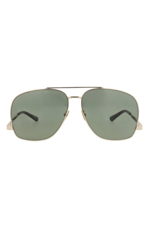 Leon 59mm Aviator Sunglasses