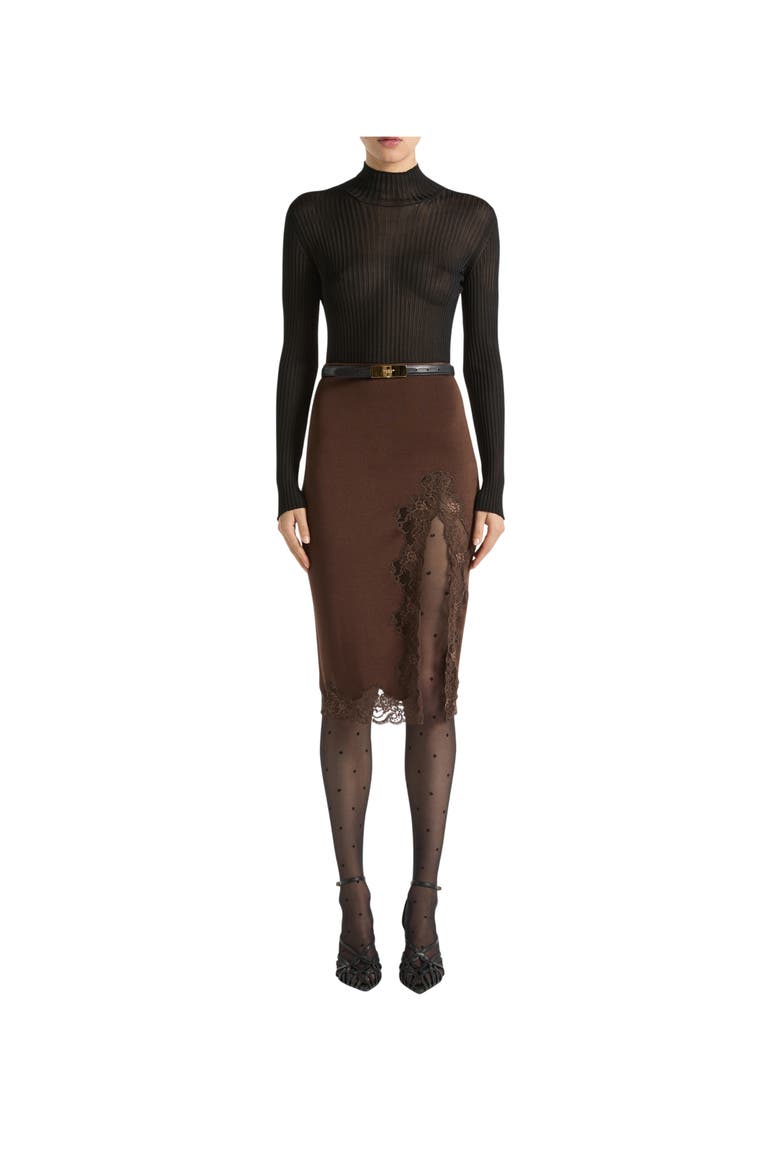 Fine ribbed knit jumper, Alternate, color, black