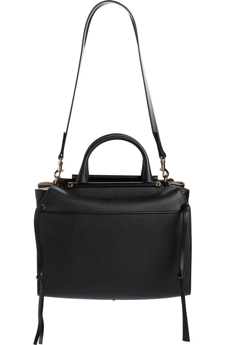 Chloé Steph Grained Leather Satchel, Alternate, color,