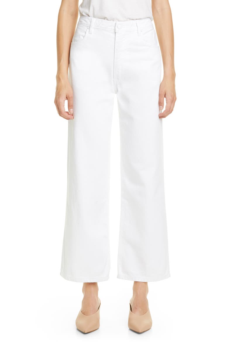 Wide Leg Jeans, Main, color, WHITE