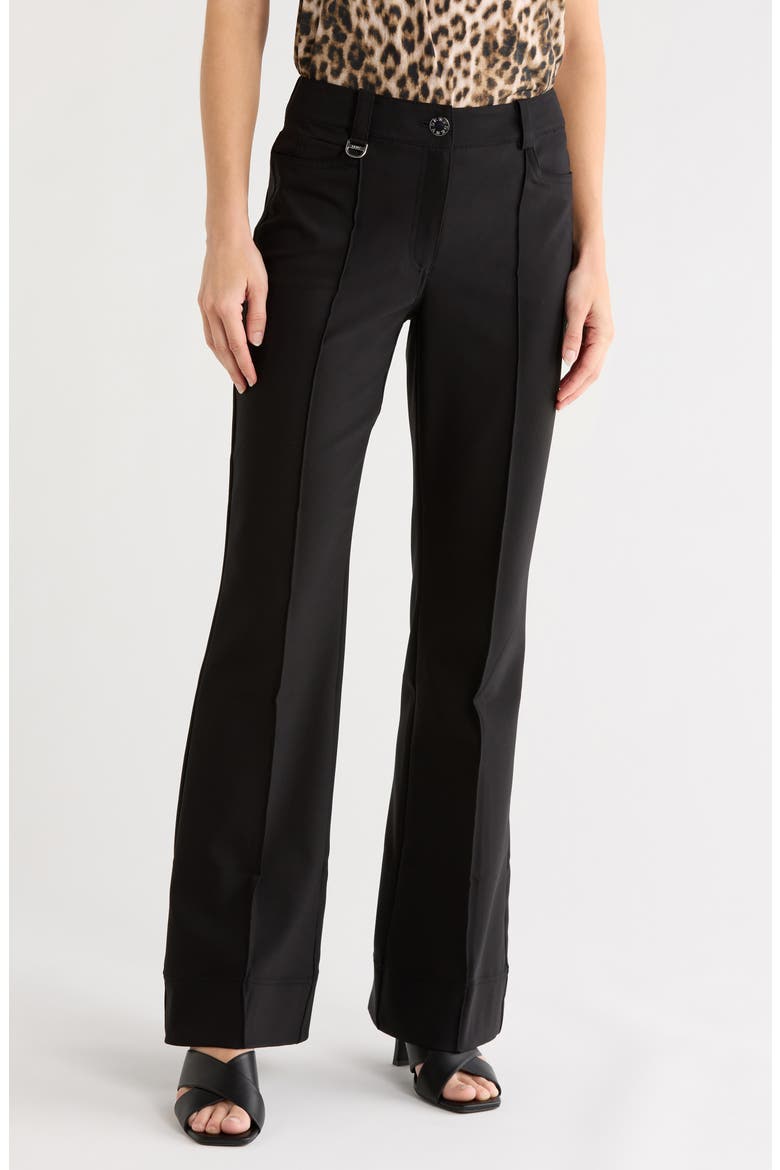 Sport Flare Leg Pants, Main, color, BLACK