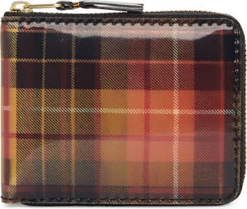 Comme des Garcons Wallet Lenticular Tartan Unisex