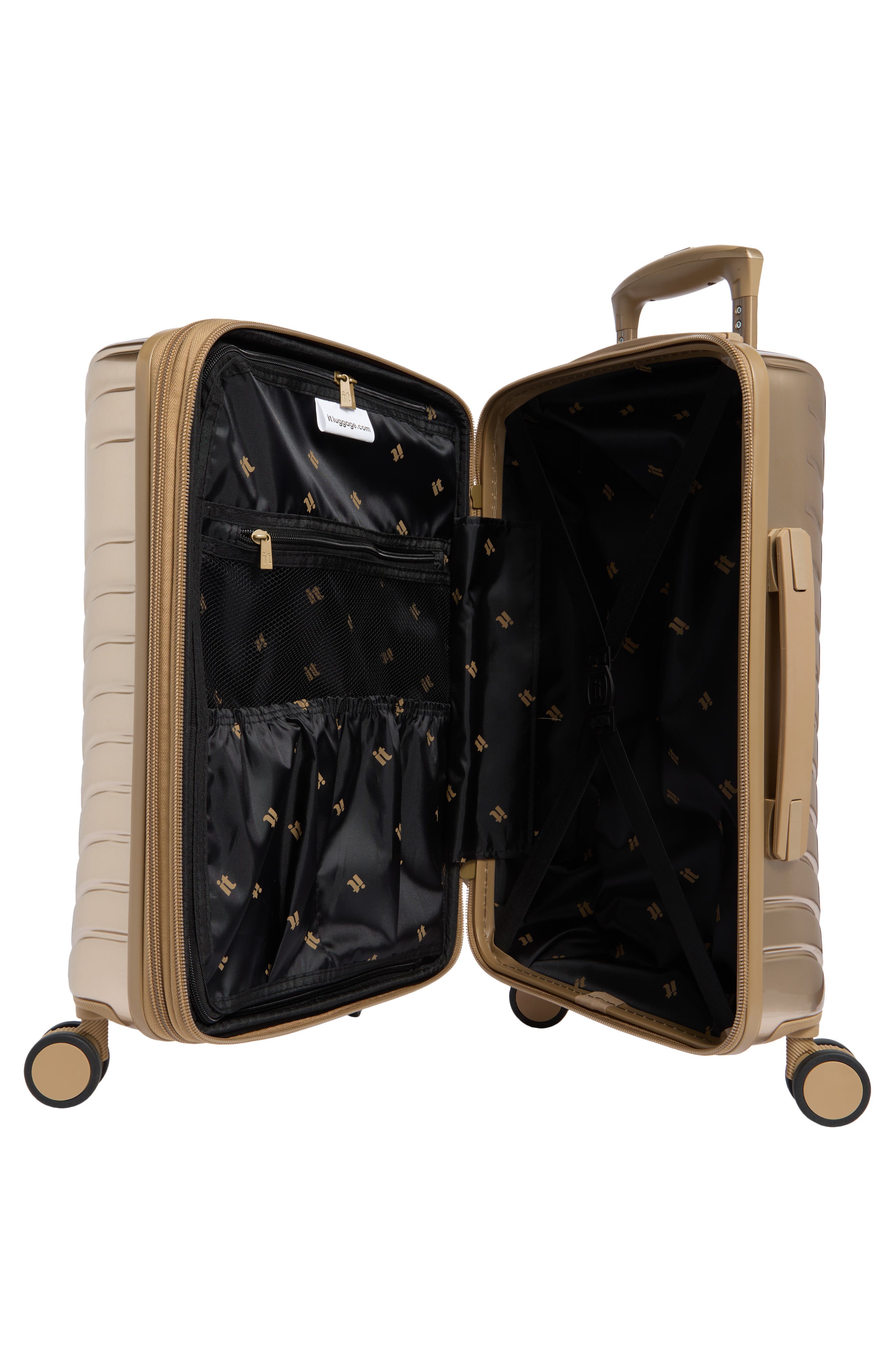 IT LUGGAGE Slipstream 21-Inch Carry-On Hardside Luggage, Alternate, color, Metallic Gold