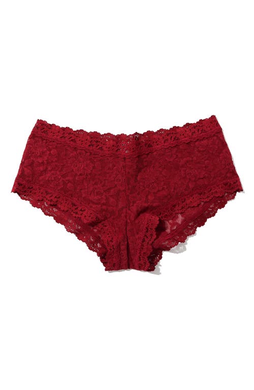 Hanky Panky Signature Lace Boyshorts In Red