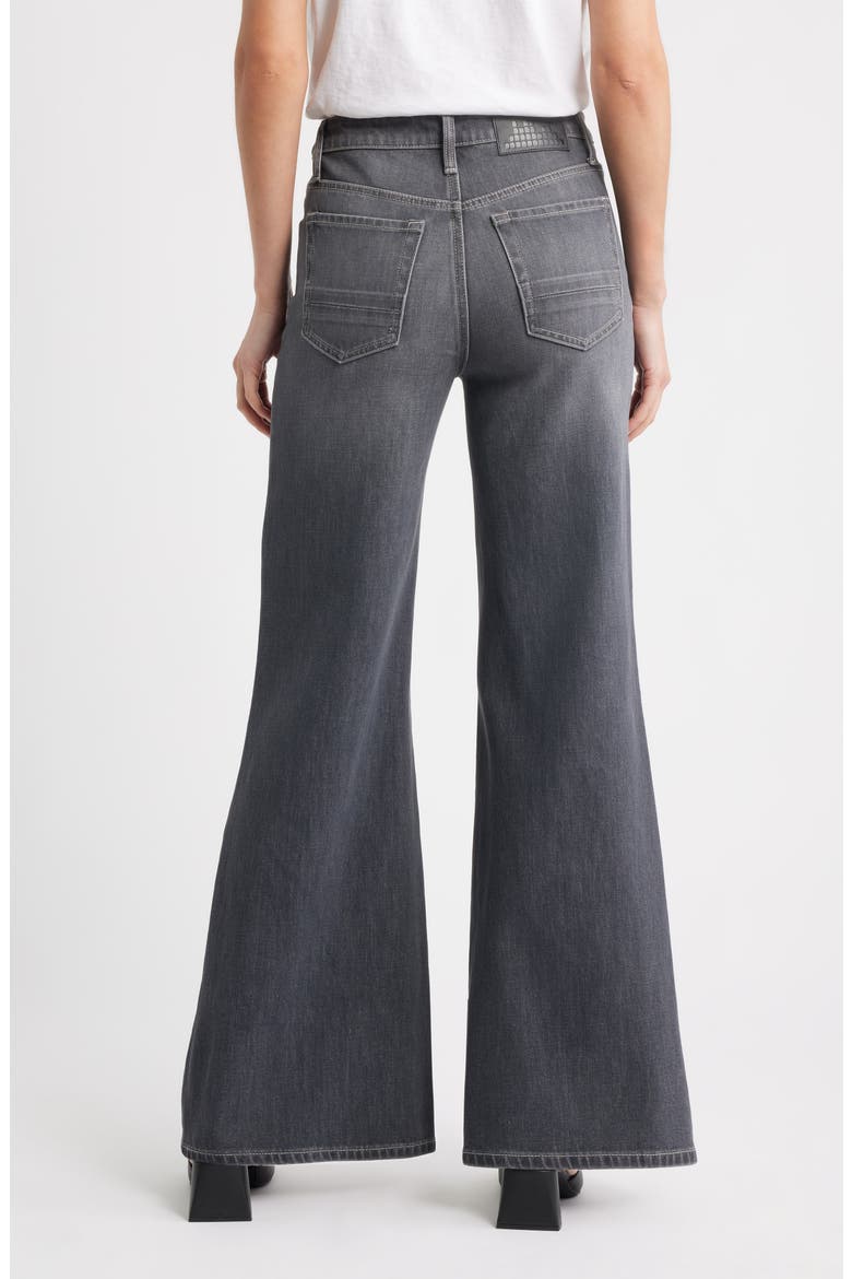 Bond Wide Leg Jeans, Alternate, color, BLACK