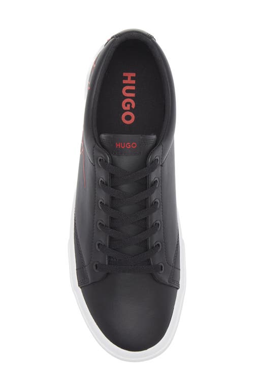 Hugo Boss Boss Lace-up Sneaker In Black